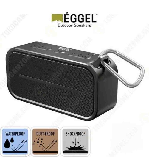 Eggel Active + Waterproof Portable Bluetooth Speaker